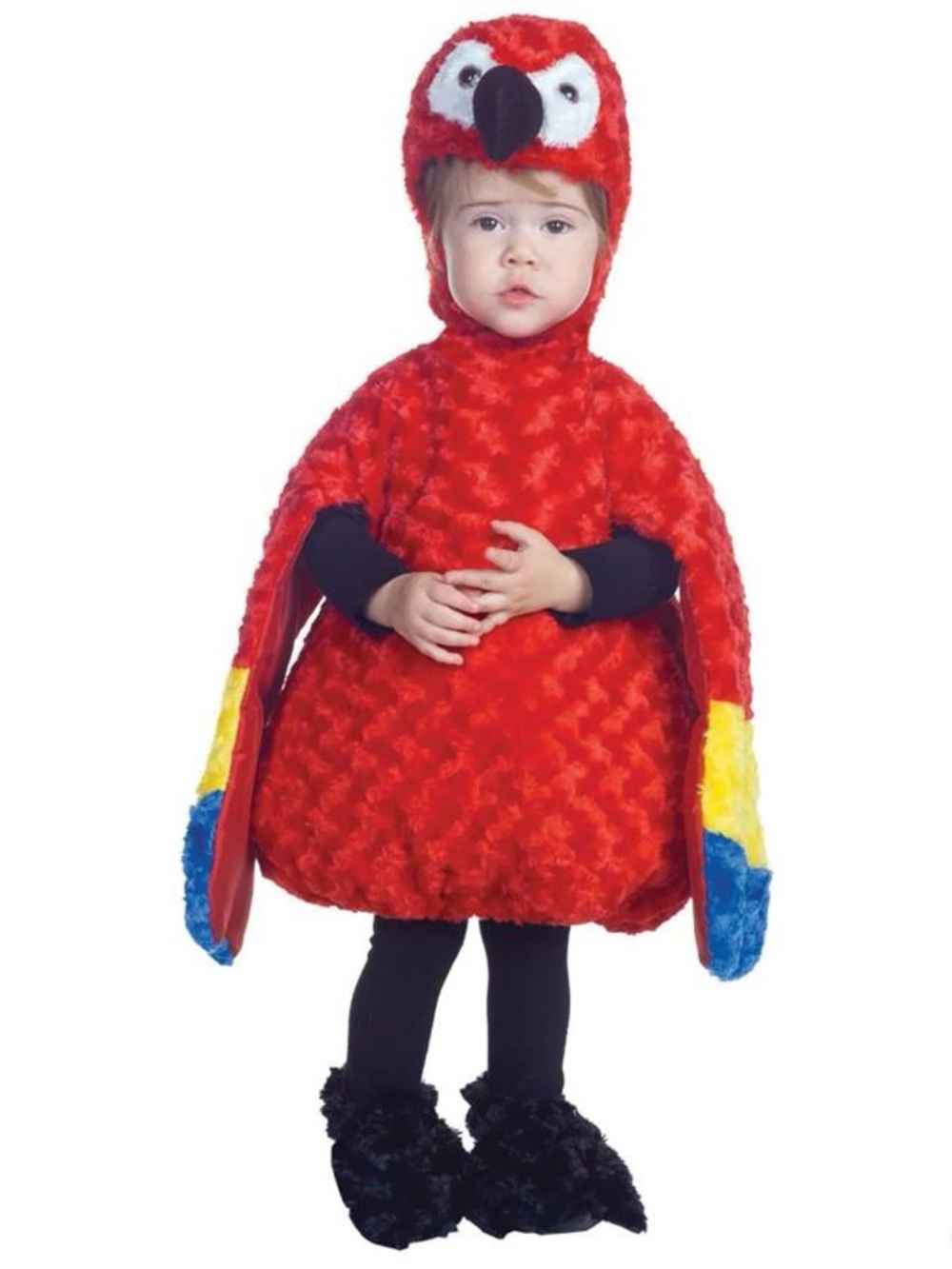Red Parrot Kids Costume - Plush Bird Suit